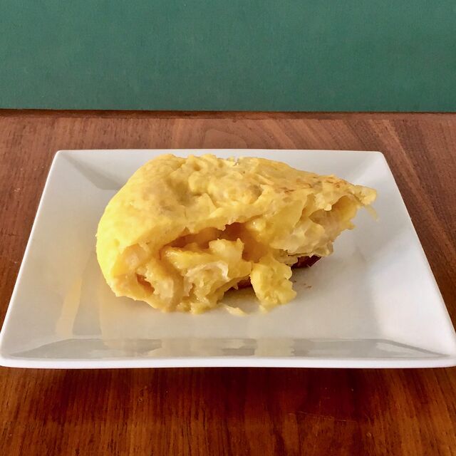 PINTXO DE TORTILLA con el desayuno
