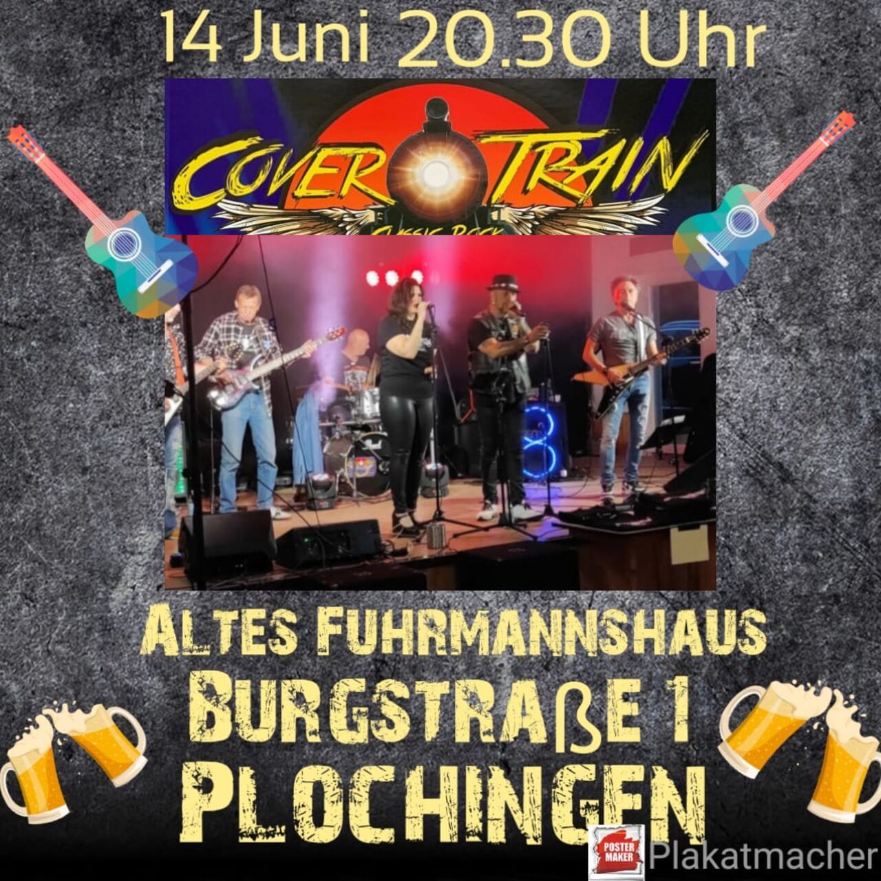 Covertrain am 14.06.2025, am Samstag, ab 20:30 Uhr