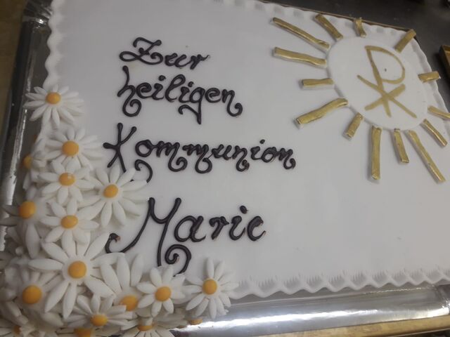 #7 Torte zur heiligen Kommunion 