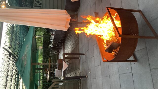 Romantisch mit Feuerschale 🥰