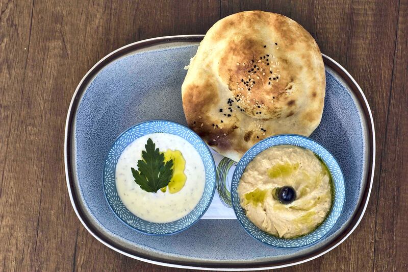 Hummus mit Tzatziki
