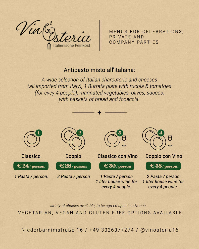 Party Menu