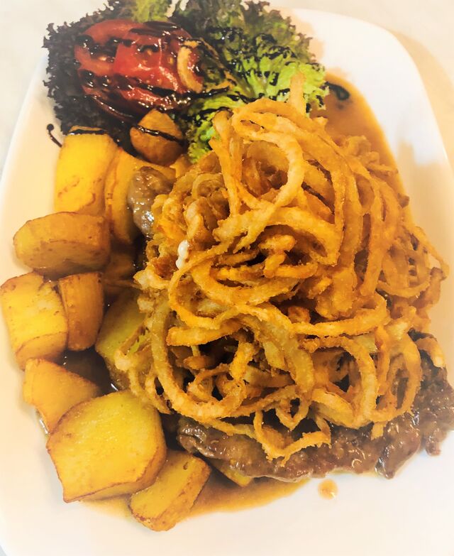 Zwiebelrostbraten