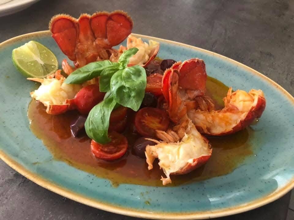 Coda di aragosta alla luciana