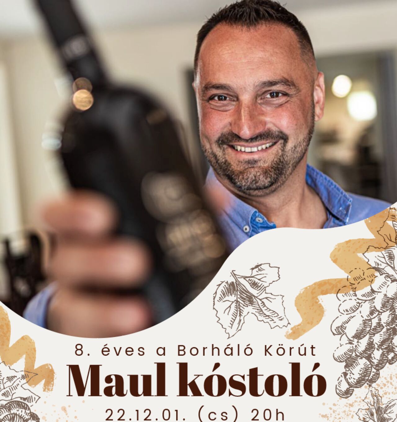 Maul Zsolt - az év legjobban várt borkóstolója