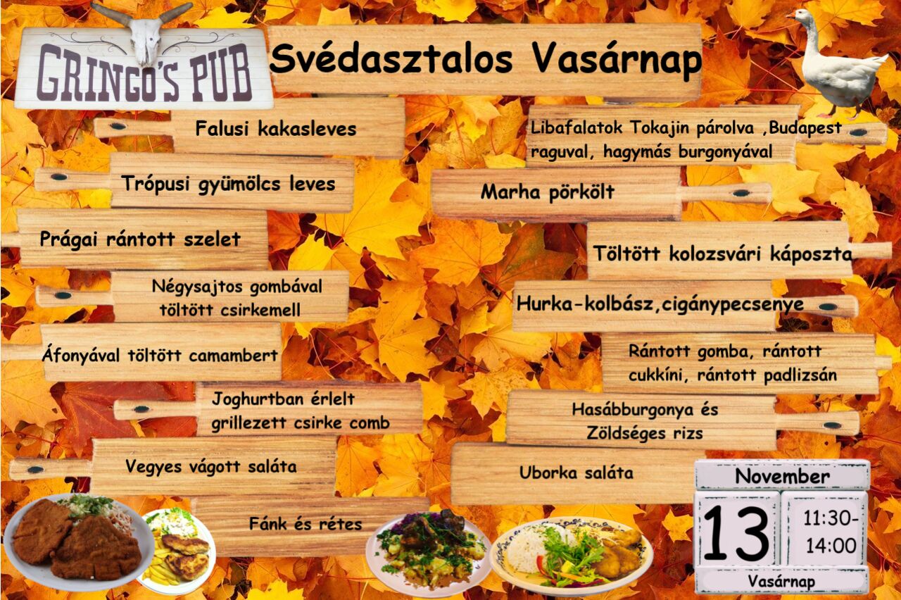11.13 Svédasztalos Vasárnap