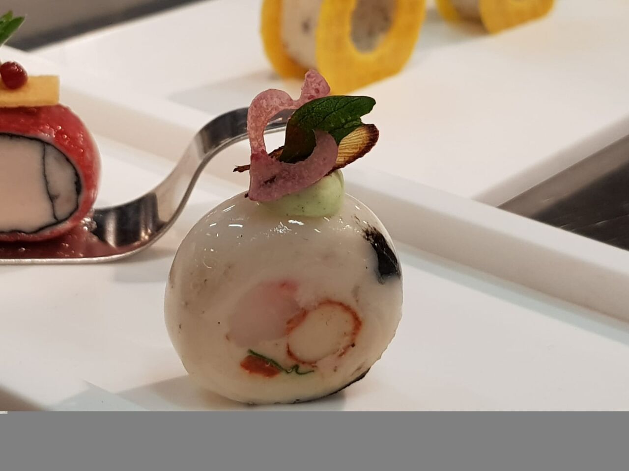 Fingerfood di seppia a bassa temperatura