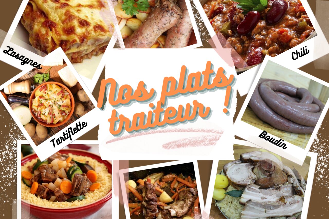 Nos plats traiteur