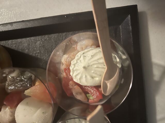 Seviche de gambas aux agrumes 