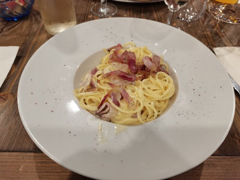 Les vraies pâtes à la carbonara