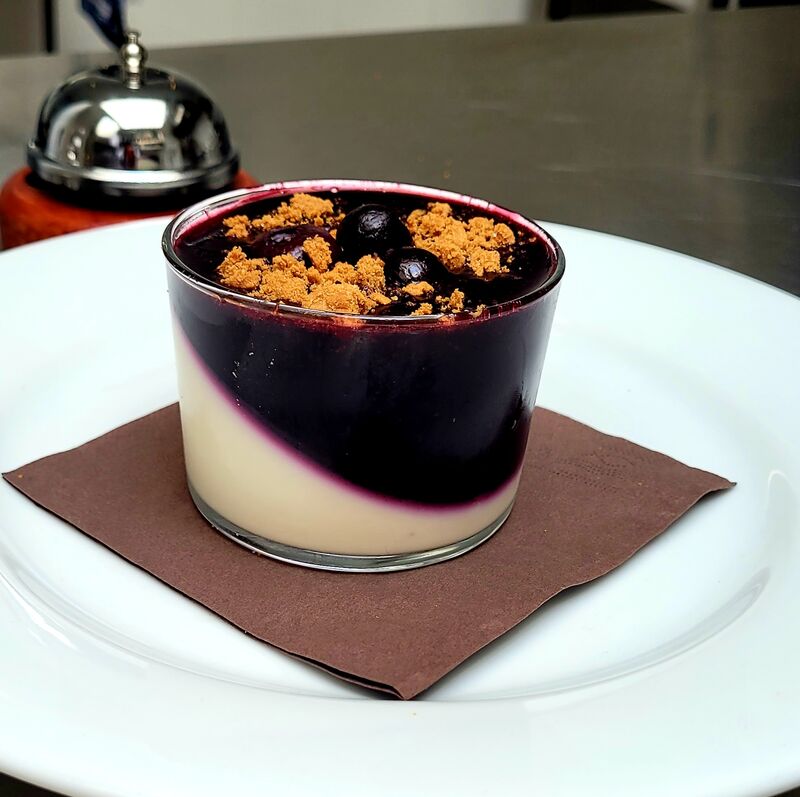 Panna cotta aux Myrtilles