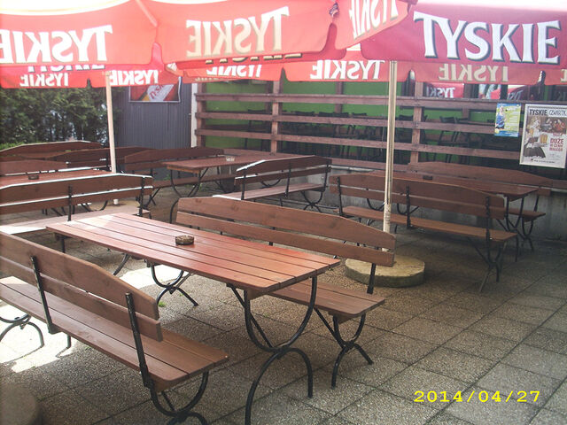 Nasz ogródek piwny w sezonie.