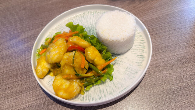 Queue de Lotte au curry 