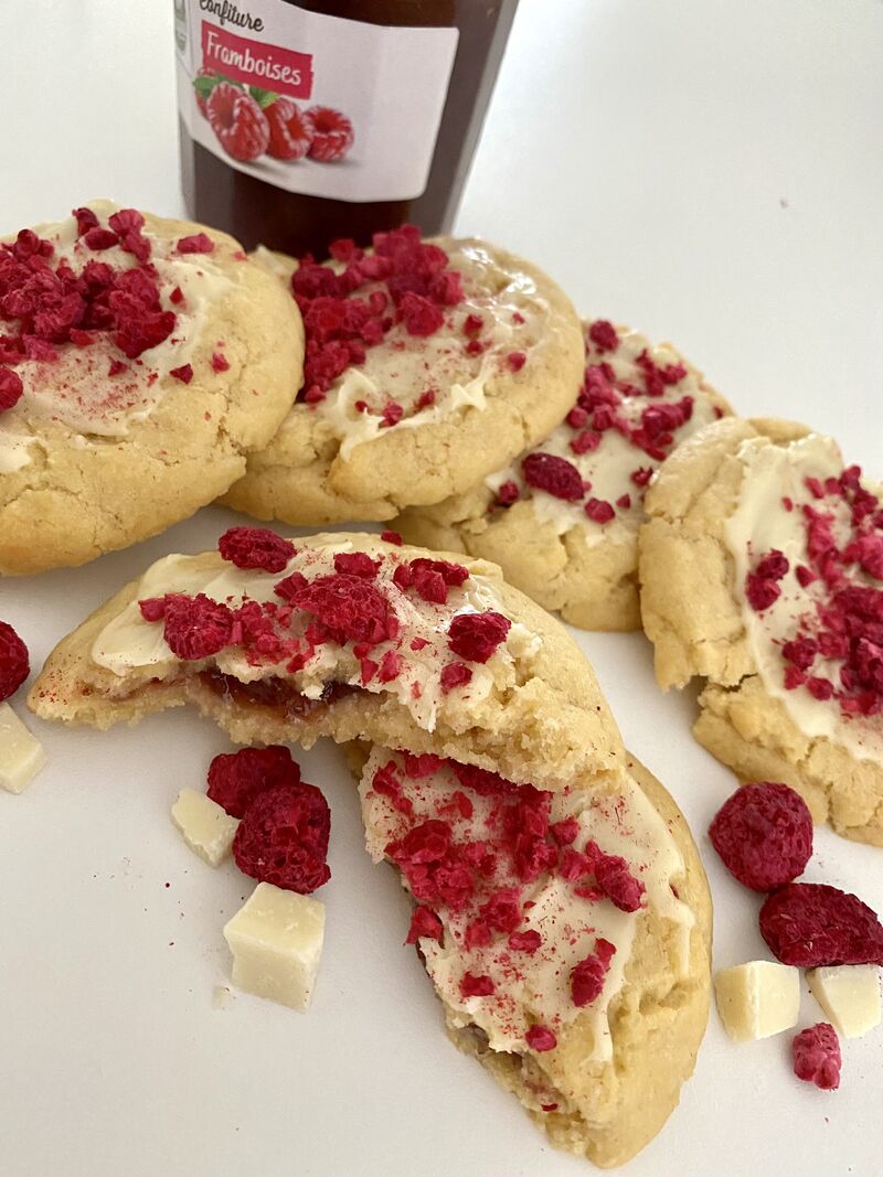 Cookies framboise / chocolat blanc