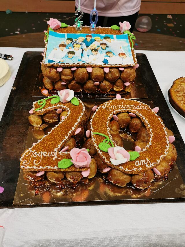 Pièce montée spéciale anniversaire