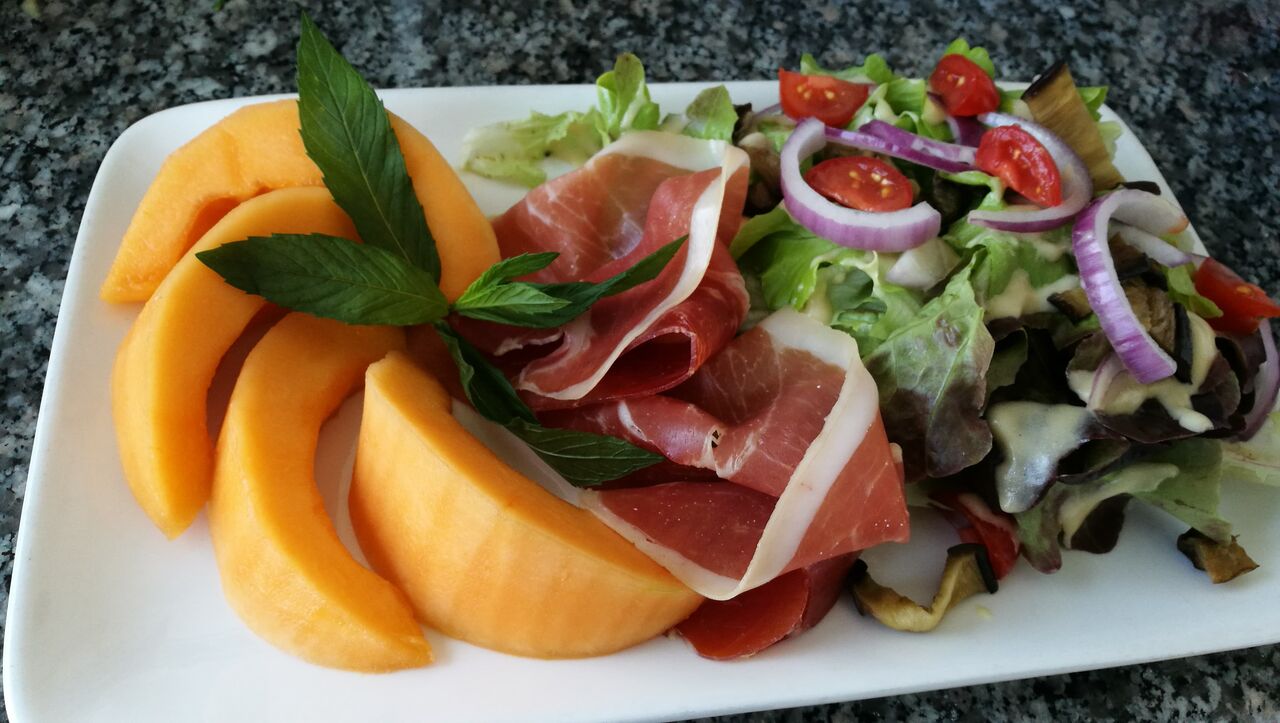 SALADE JAMBON CRU / MELON