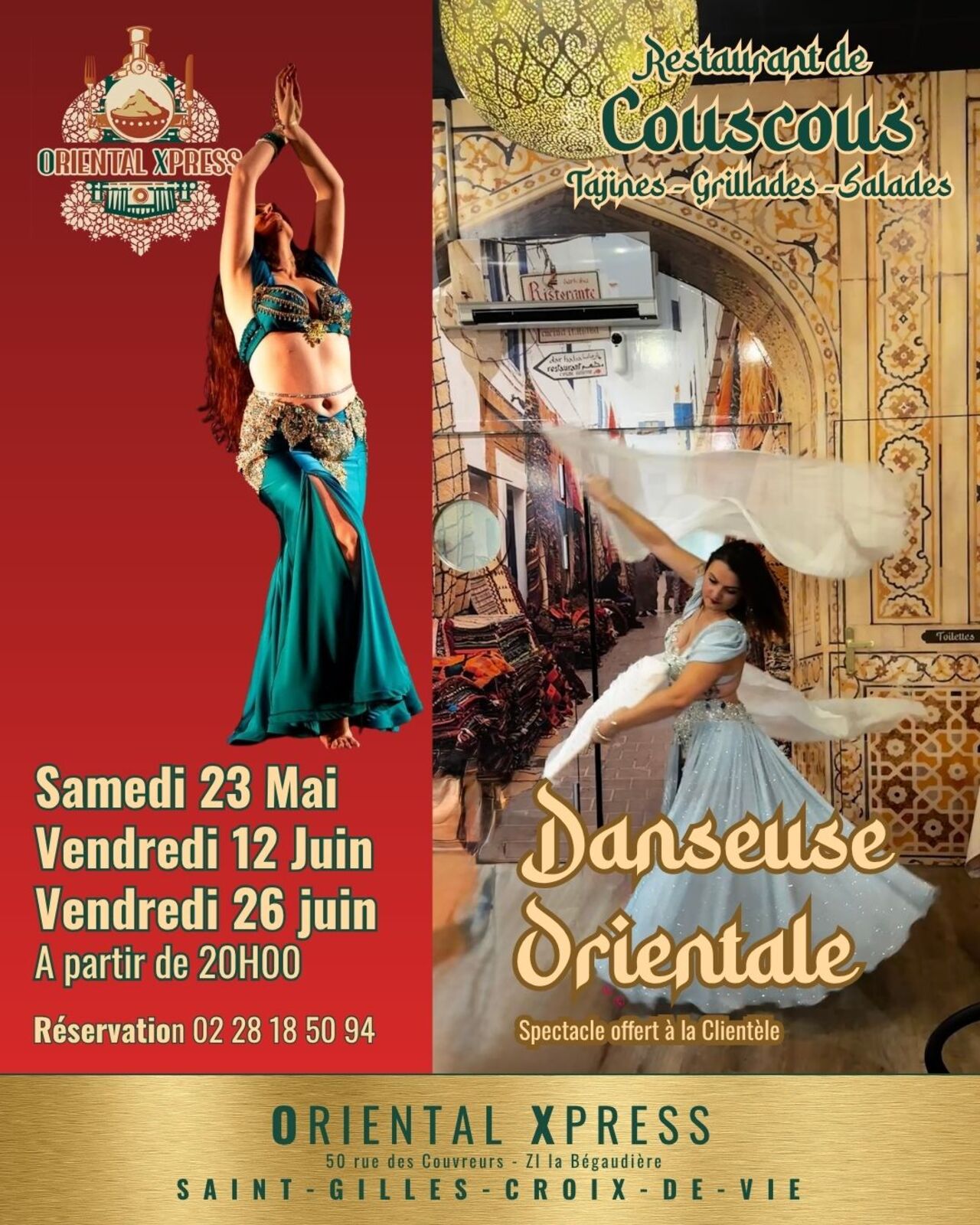 💃✨ LE RETOUR DES DANSEUSES ORIENTALES À L’ORIENTAL XPRESS ✨💃