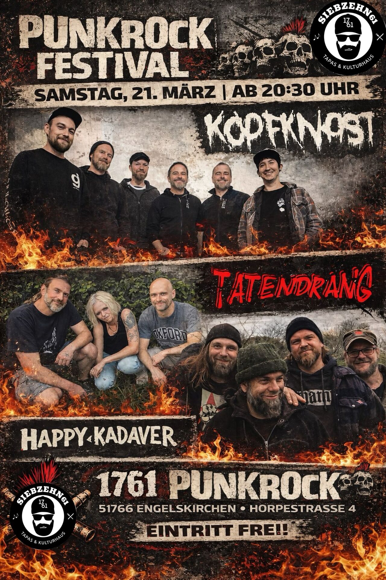 Sa. 21.03. Punk Rock Festival 2