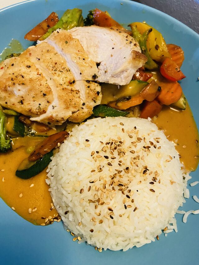 Thai Curry als Mittagstisch 