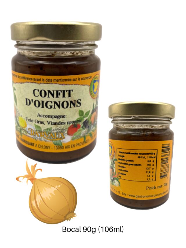 CONFIT D'OIGNONS - 90g - 106ml
