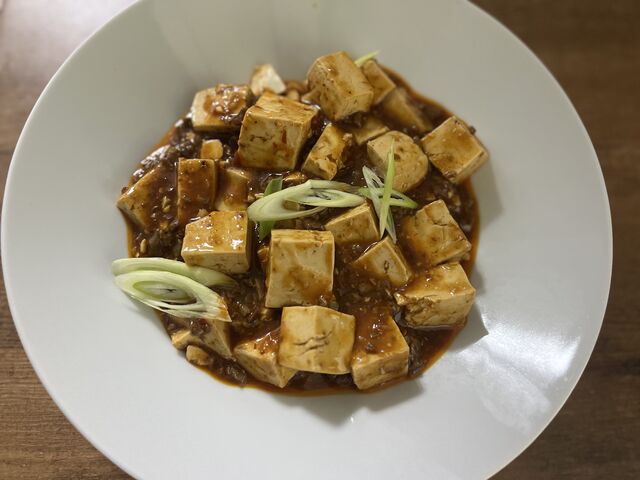 Tofu mijoté au piment et au poivre du Sichuan