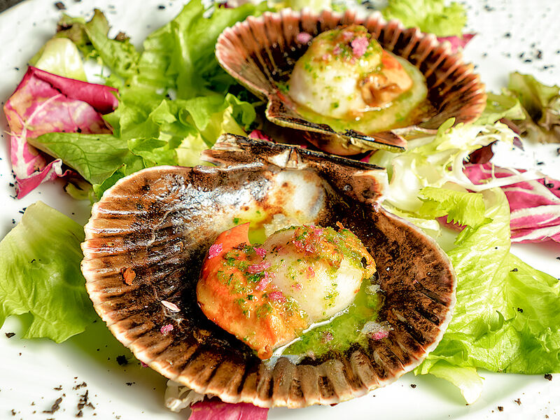 Vieiras a la plancha