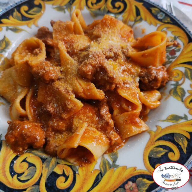 Pappardelle al Ragù di cinghiale