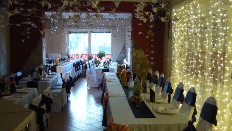 Lakodalom dekoráció.