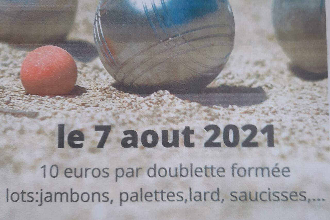 concours de pétanque