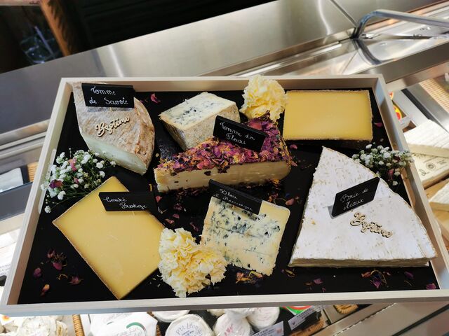 Plateaux de fromages fin de repas, sur commande
