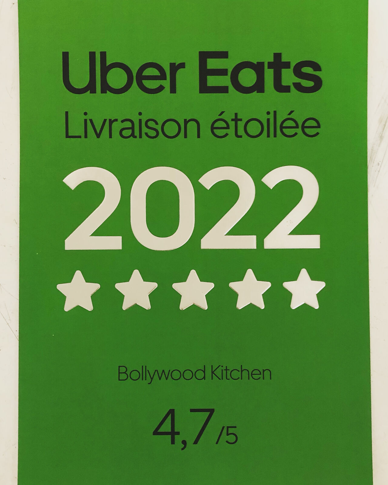 UBER EATS 2022