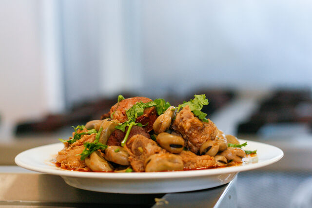 Favas com entrecosto