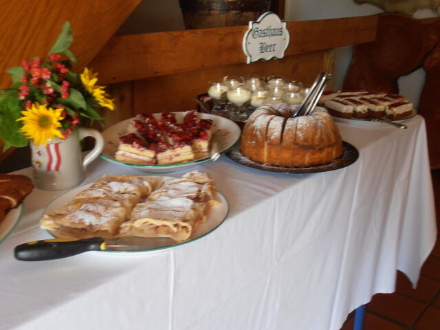 Hausgemachte Mehlspeisen