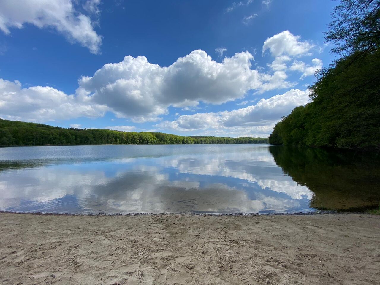 Badestelle Wolgastsee in Korswandt