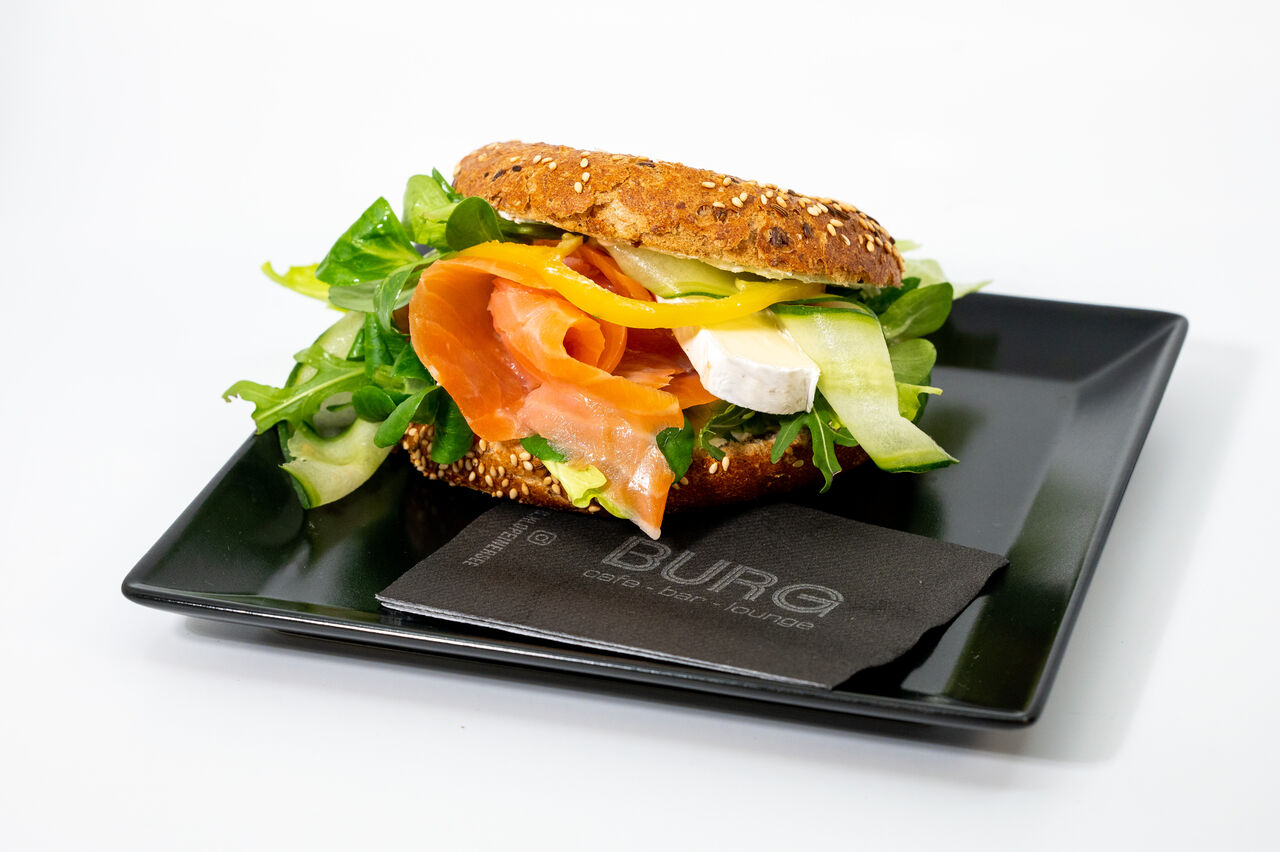 Frühstückskreationen
Deluxe-Bagel!