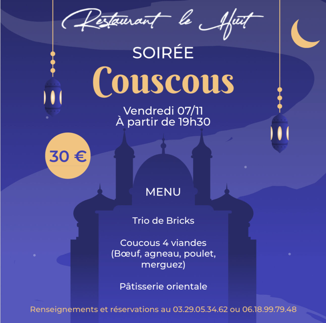 Soirée Couscous