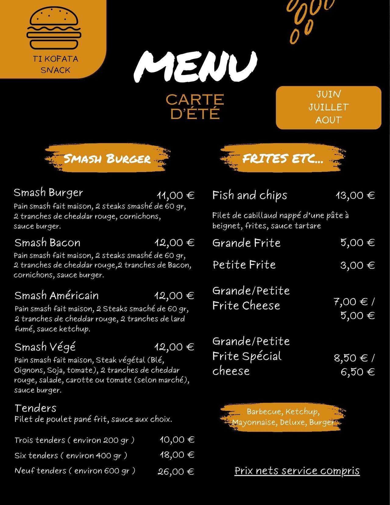 Menus