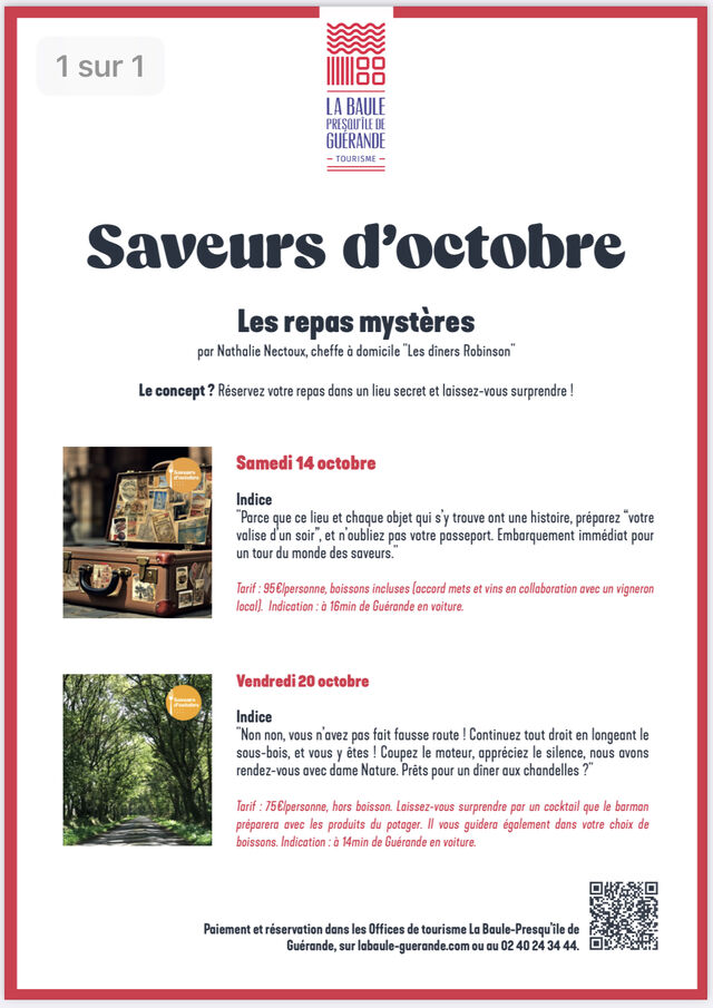 Saveurs d'octobre