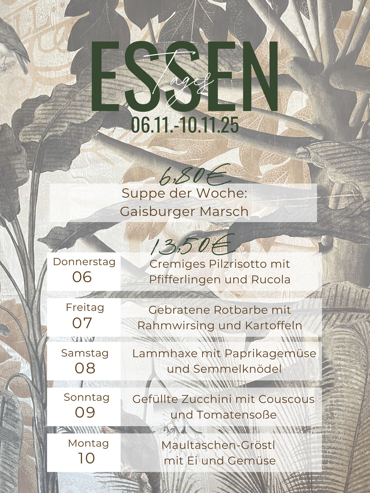 Tagesessen 06.11.-10.11.25