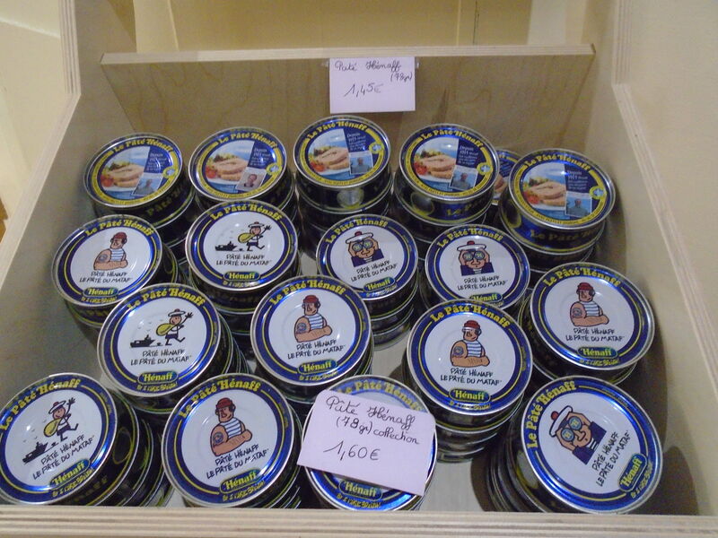 boites de pâtés henaff de collection