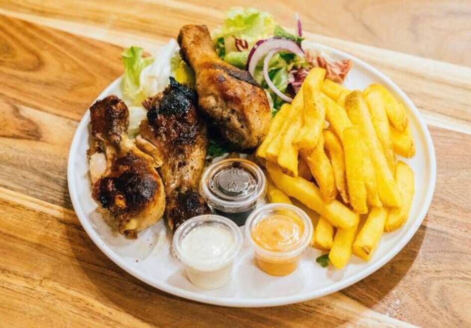 Assiette pilons de poulet