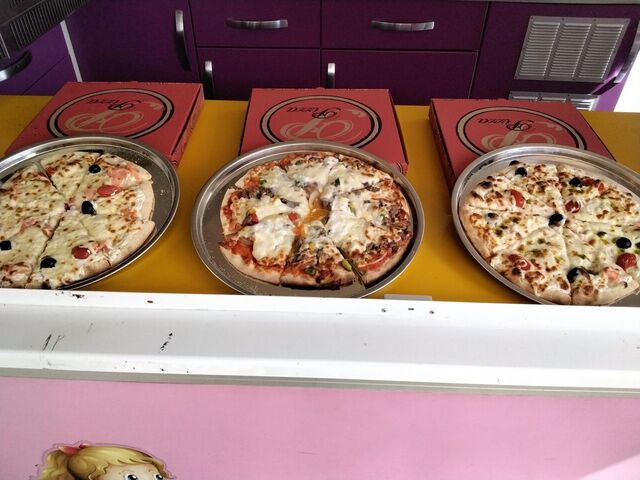 Pizzas Norvégienne et Burger