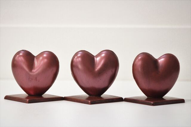 Coeurs en chocolat Saint Valentin