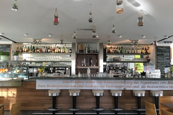 Die Café-Bar Exlibris in Gerlingen.