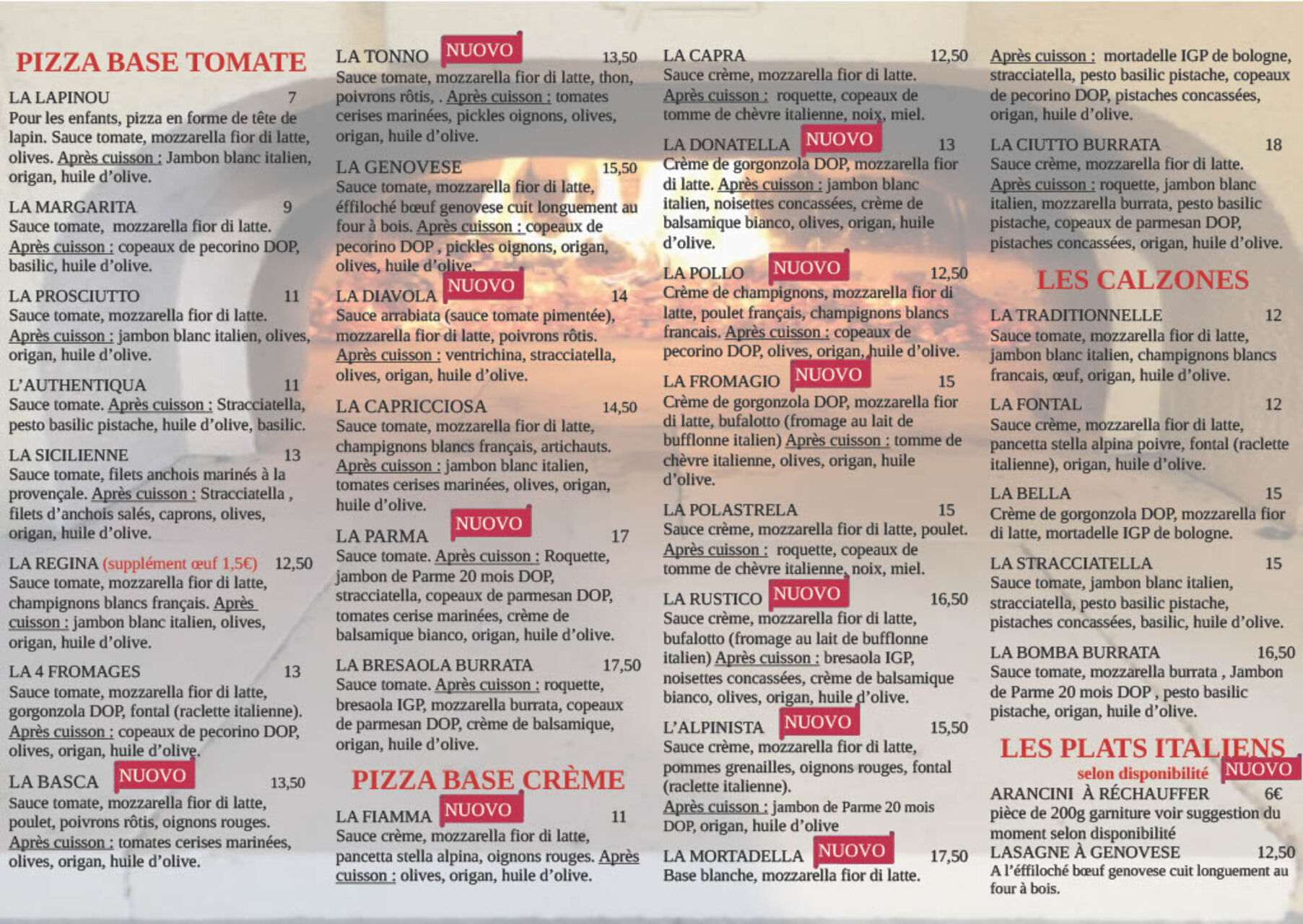 nouvelle carte printemps été 2026