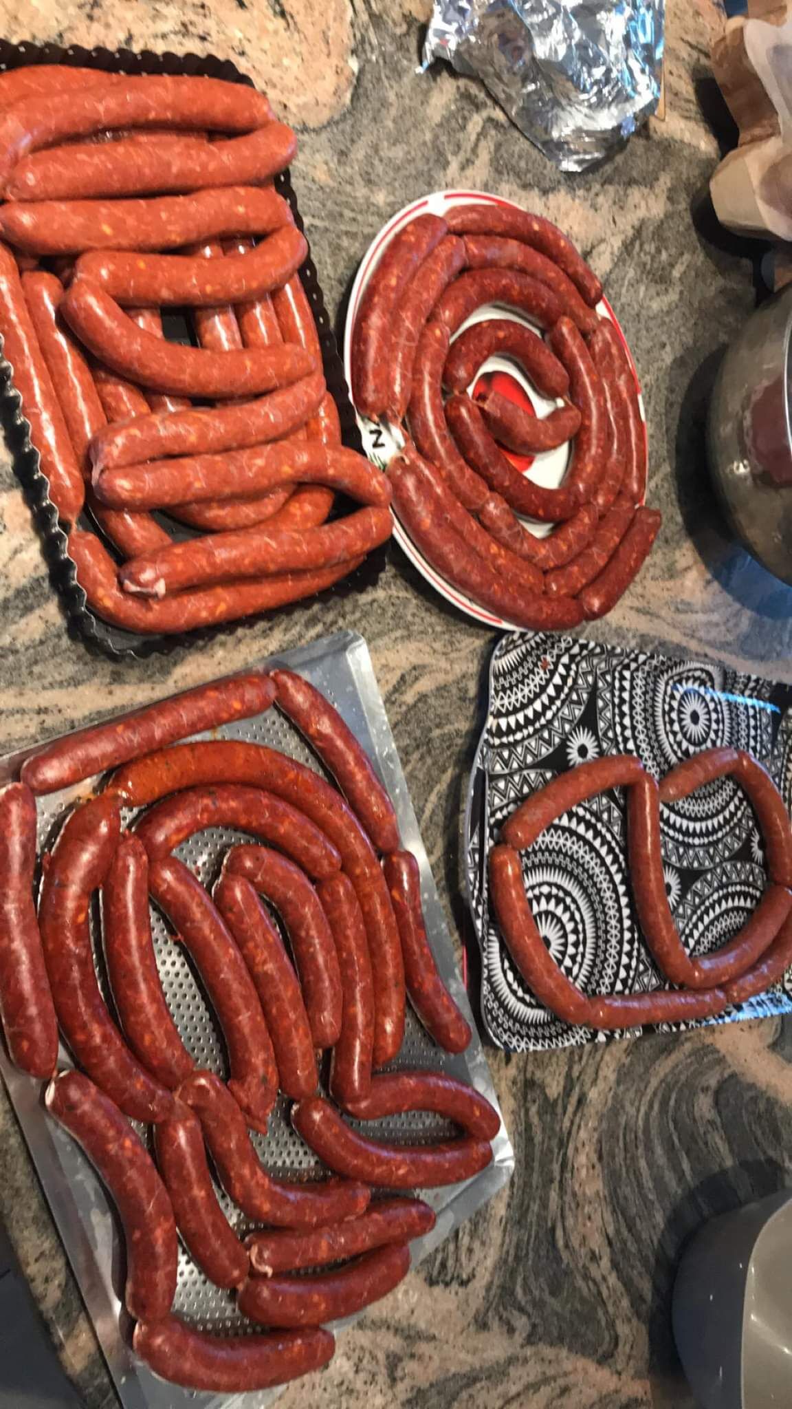 Merguez piquante et non piquante 