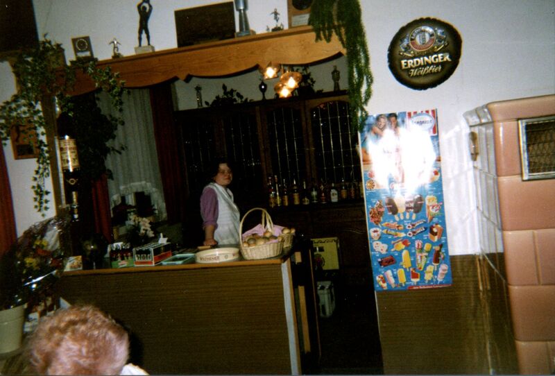 Das war unsere alte Theke.