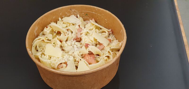 Nos pâtes carbo maison