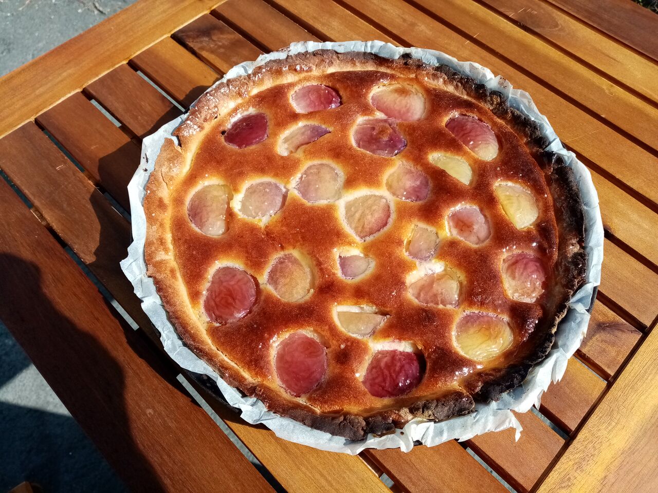 tarte aux pêches