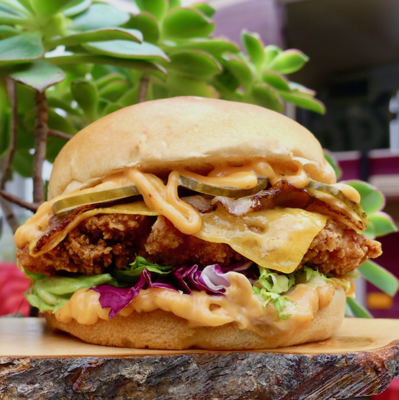 Hamburguesas de Pollo Crujiente
